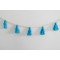 Light Blue tassel Bunting