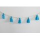 Light Blue tassel Bunting