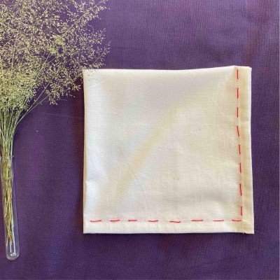 Red Katha Napkin (Set Of 2) Red Katha Napkin (Set Of 2)