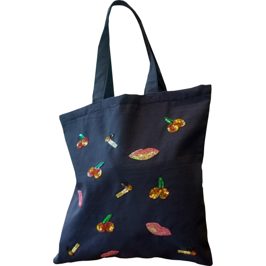 Lips and Cherry Tote 