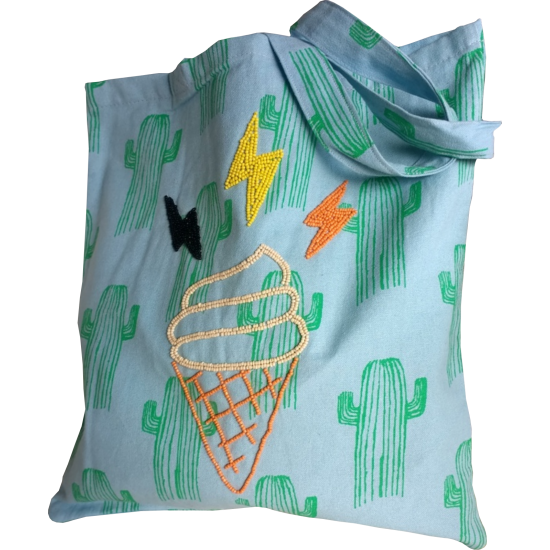 Cactus Ice Cream Tote