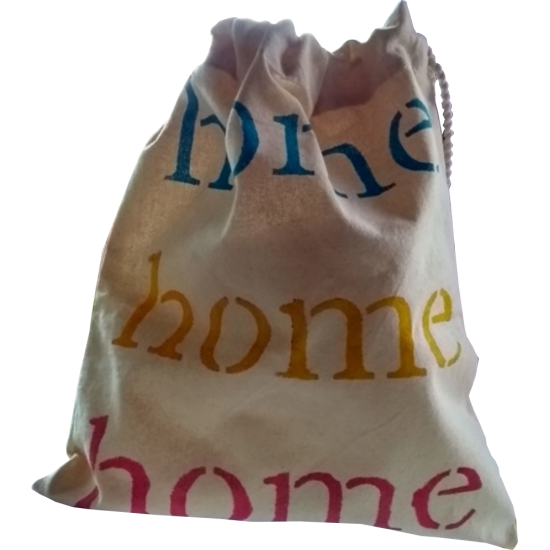 Home Drawstring Bag