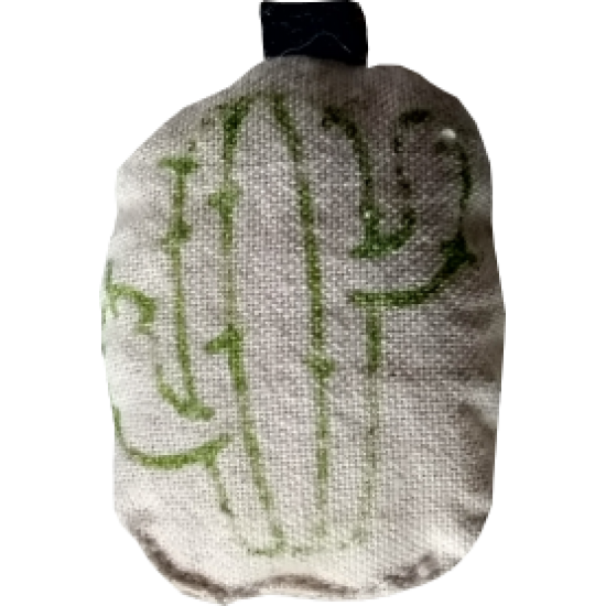 Cactus Block Printed Keychain