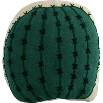 Green Cactus Round Shape Cushion Green Cactus Round Shape Cushion