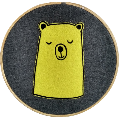 Yellow Bear Hoop Yellow Bear Hoop