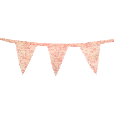 Orange Polka Bunting Orange Polka Bunting