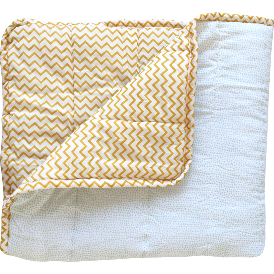 Zig Zag Polka Double sided Quilt