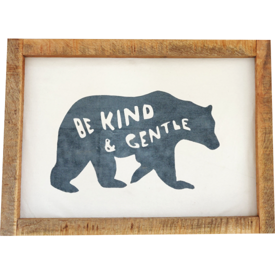 Be Kind and Gentle Wall Art