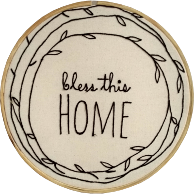 Bless This Home Hoop Bless This Home Hoop