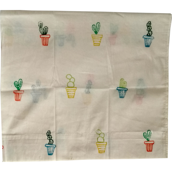 Cactus Block Printed Curtain