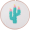 Three Flower Cactus Hoop