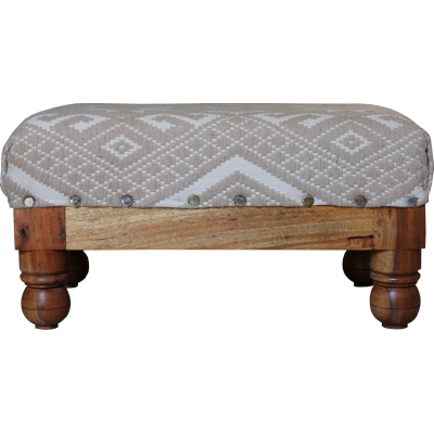 Beige Spatial Stool Beige Spatial Stool