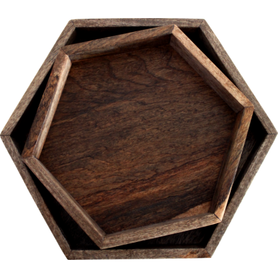 Hexagon Tray Set Hexagon Tray Set
