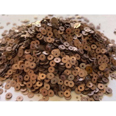 Copper coloured sequins Copper coloured sequins
