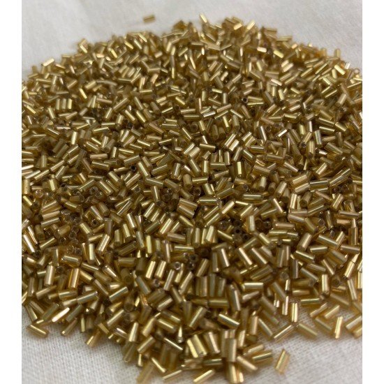 Golden coloured Bugles Beads