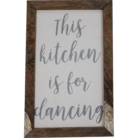 This Kitchen Is For Dancing Wall Frame