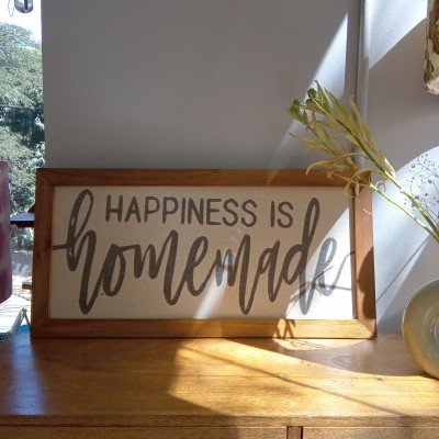 Happiness Is Homemade Wall Frame Happiness Is Homemade Wall Frame