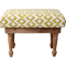 Yellow Ikat Stool