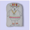 Red Indian Bear cushion