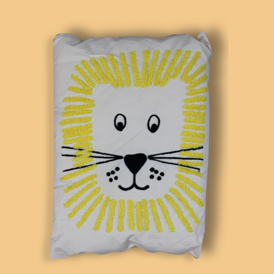 Lion Embroidery cushion