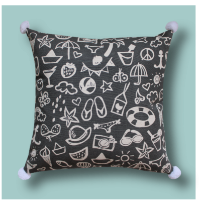Doodle beach cushion Doodle beach cushion