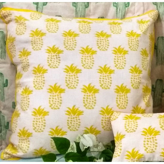 Pineapple Printed Cushion