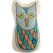 Owl Hand Paint Shape Cushion