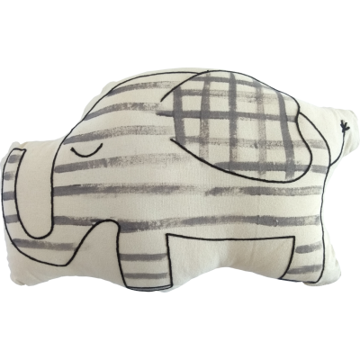 Elephant Handpaint Shape Cushion Elephant Handpaint Shape Cushion