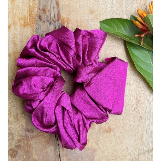 Deep Purple Scrunchie 