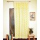 Helix Yellow Embroidered Curtain