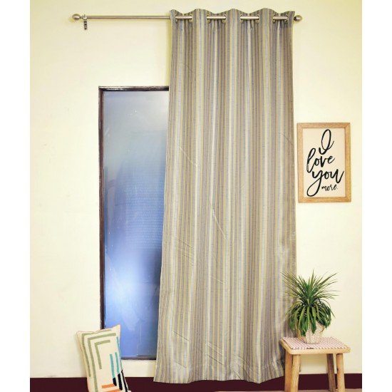 Painterly Stripes Curtain