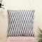 Grey Zig Zag Ikkat Handloom Cushion