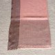 Pink With Brown Border Cashmere Stole