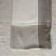 White With Brown Border Cashmere Stole White With Brown Border Cashmere Stole