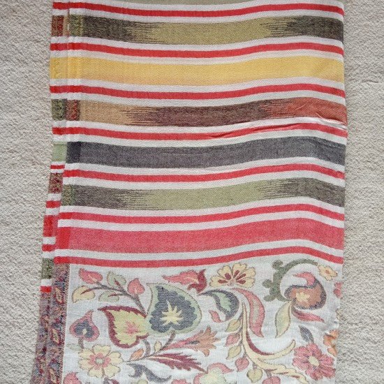 Multicolour Stripes Cashmere Stole Multicolour Stripes Cashmere Stole
