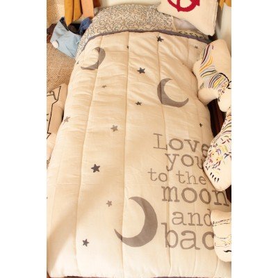 Love you to the moon printed Quilt Love you to the moon printed Quilt