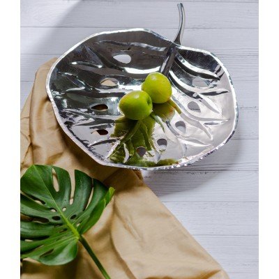 Montserrat leaf Metal Platter Montserrat leaf Metal Platter