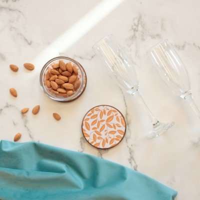 Mustard Vine Wood Coaster Mustard Vine Wood Coaster