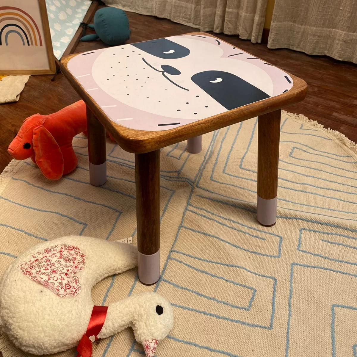 Wooden Furniture Small Wood Stool Chair Space Step Stool For Kids