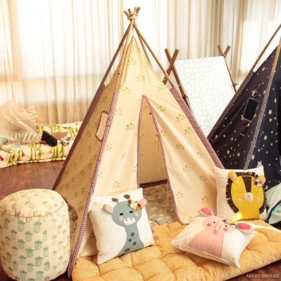 Palm Tree Teepee Tent