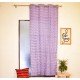Lilac Ikat Handloom Curtain