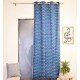 Indigo Handloom Ikat Curtain